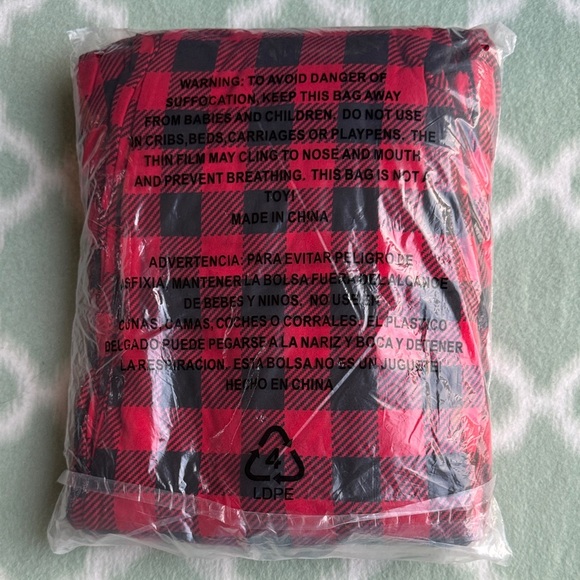 NEW Cuddl Duds Red and Black Plaid Pajama Set men’s 3XB - Picture 5 of 5